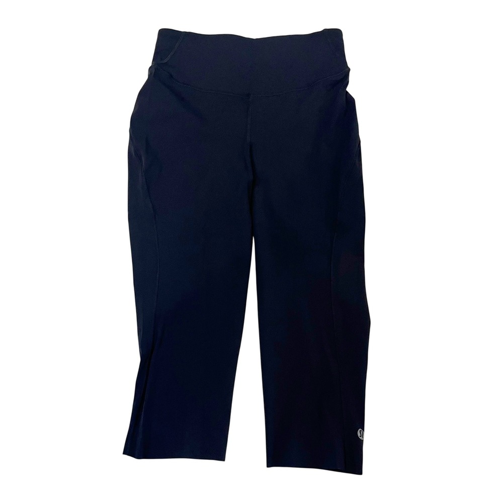 Lululemon Align High Rise Crop Leggings Black - Size 6